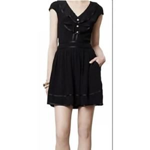 ELEVENSES Anthropologie Romper Dress Black